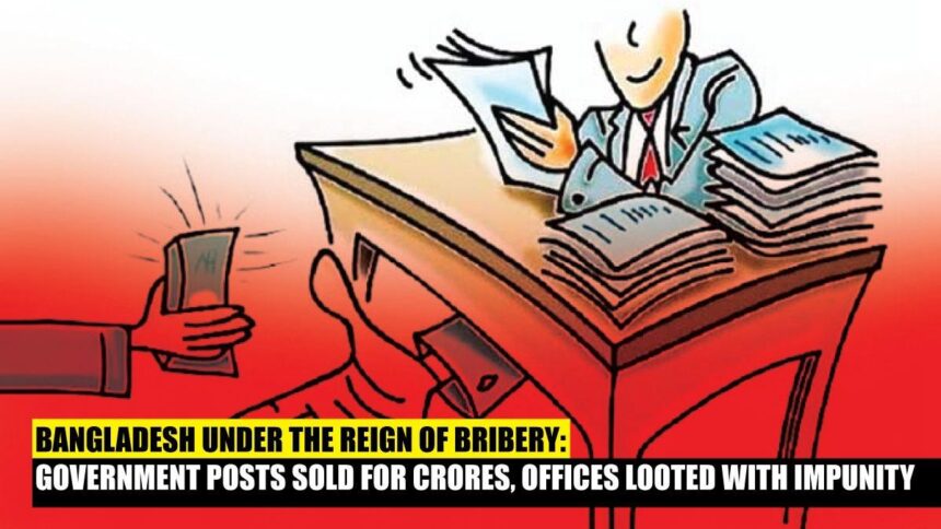 Bangladesh Under the Reign of Bribery Government Posts Sold for Crores, Offices Looted with Impunity