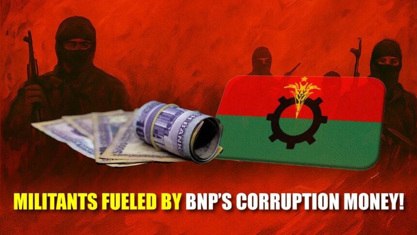 Militants Fueled by BNP’s Corruption Money!