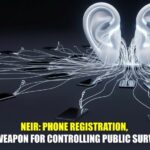 NEIR Phone registration, or a new weapon for controlling public surveillance