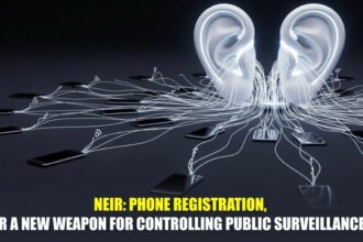NEIR Phone registration, or a new weapon for controlling public surveillance