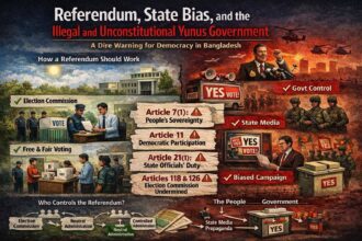 Referendum State Bias And The Illegal Yunus Government