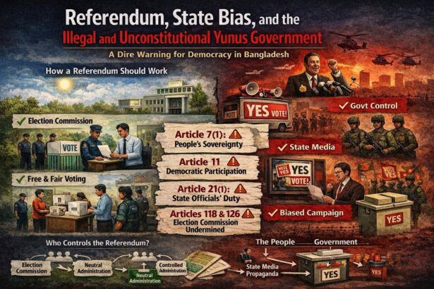 Referendum State Bias And The Illegal Yunus Government