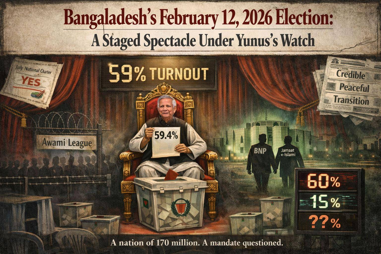 Bangladesh's February 12, 2026 Election: A Staged Spectacle Under Yunus's Watch