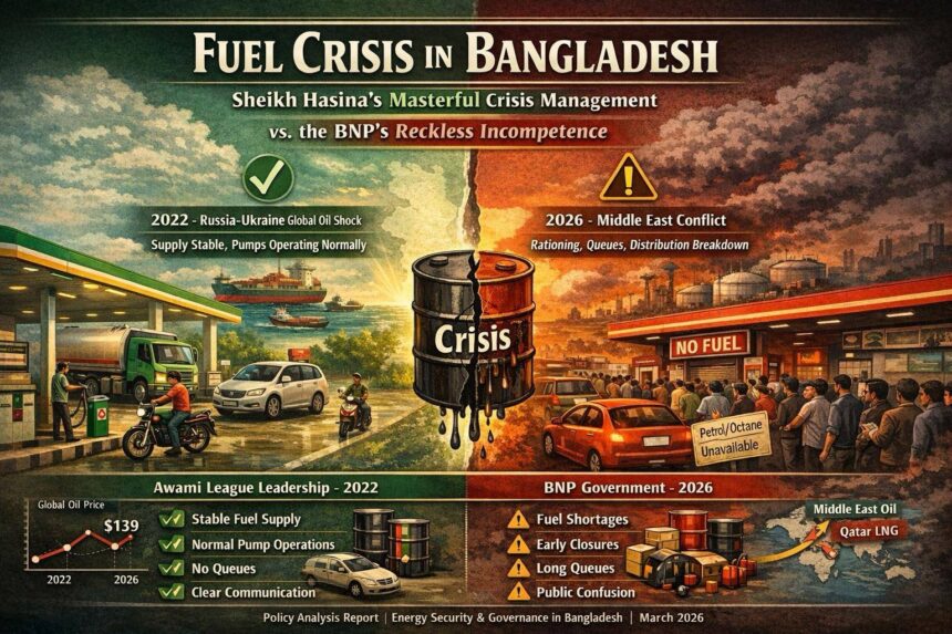 Fuel Crisis in Bangladesh Sheikh Hasina’s Masterful Crisis Management vs. the BNP’s Reckless Incompetence