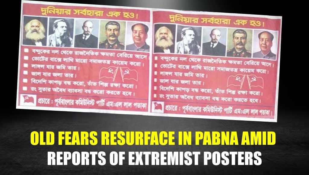 Old fears resurface in Pabna amid reports of extremist posters