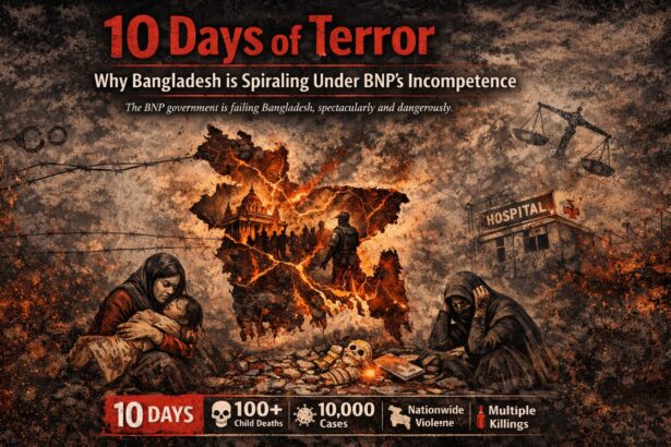 10 Days of Terror – Why Bangladesh is Spiraling Under BNP’s Incompetence