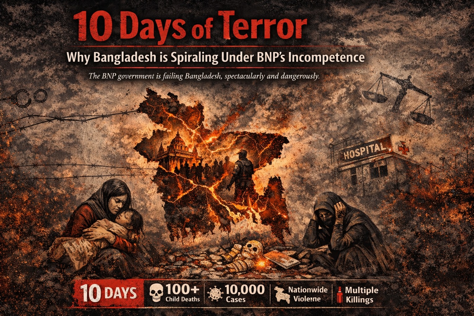 10 Days of Terror – Why Bangladesh is Spiraling Under BNP’s Incompetence
