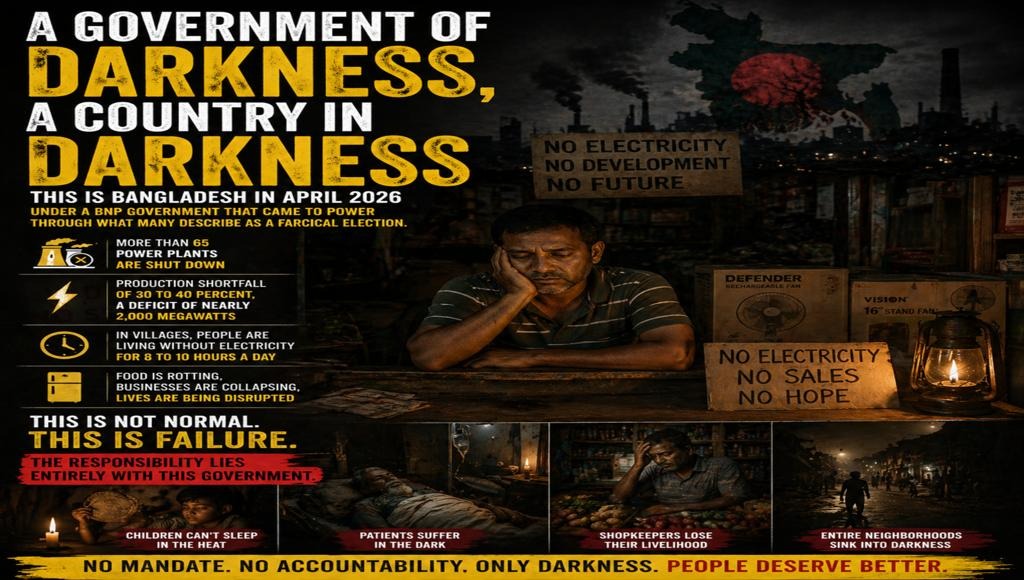 A Government of Darkness, A Country in Darkness