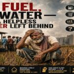 No fuel, no water — only a helpless farmer left behind