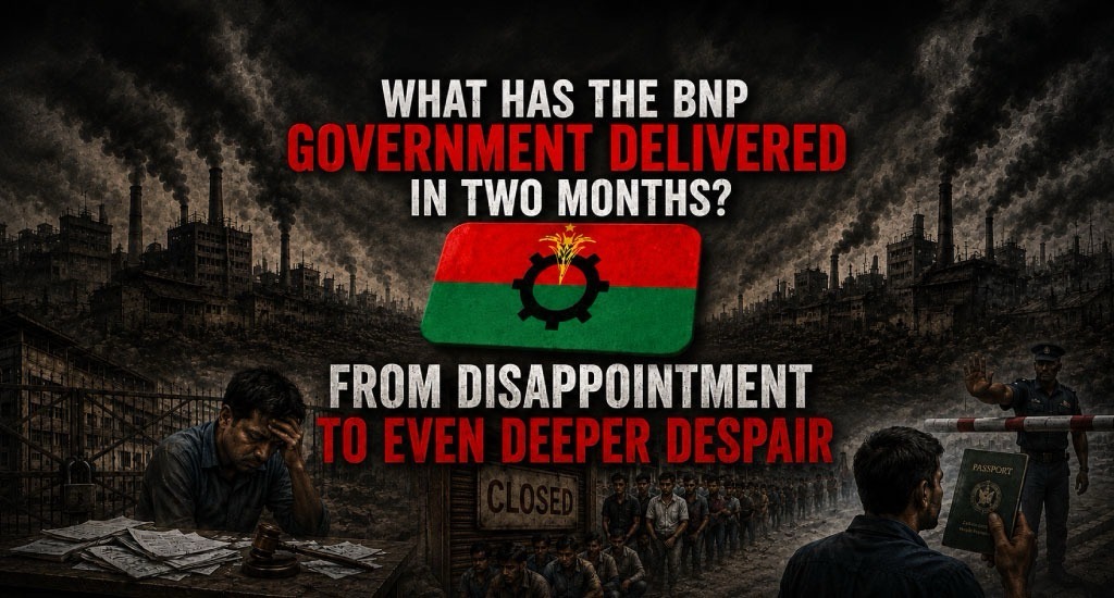 What has the BNP government delivered in two months? From disappointment to even deeper despair