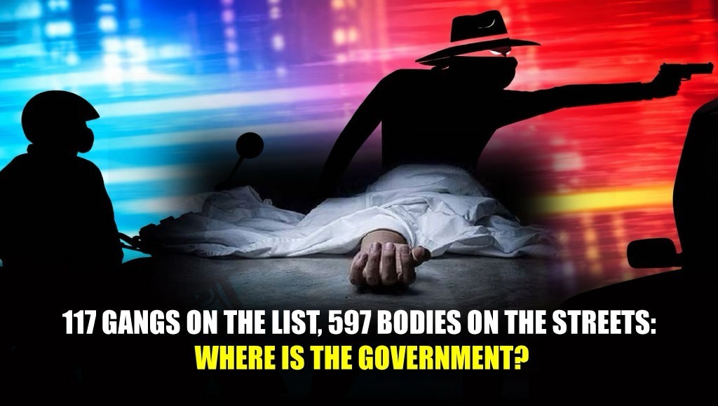117 Gangs on the List, 597 Bodies on the Streets: Where Is the Government?