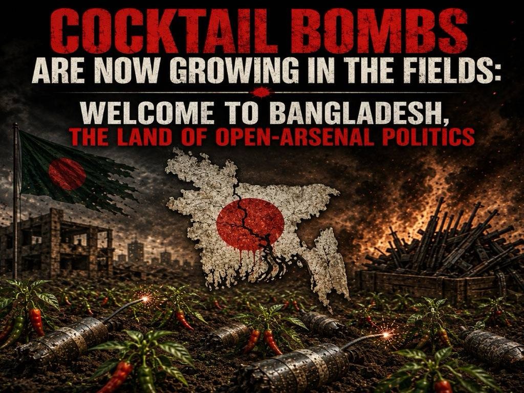 Cocktail Bombs Are Now Growing in the Fields: Welcome to Bangladesh, the Land of Open-Arsenal Politics
