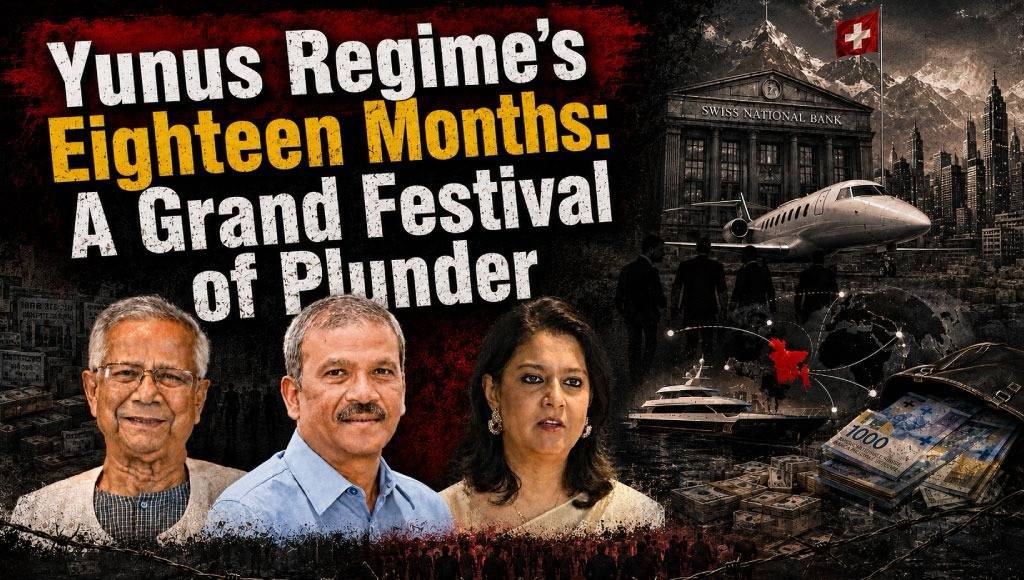 Yunus Regime’s Eighteen Months: A Grand Festival of Plunder