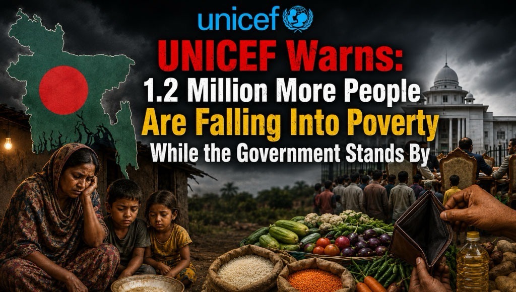 UNICEF Warns: 1.2 Million More People Are Falling Into Poverty While the Government Stands By